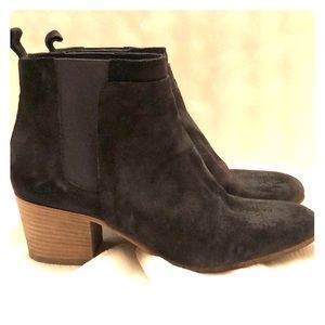 Vince Steel Gray Suede Boots